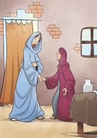 «Entrata nella casa di Zaccarìa, salutò Elisabetta»